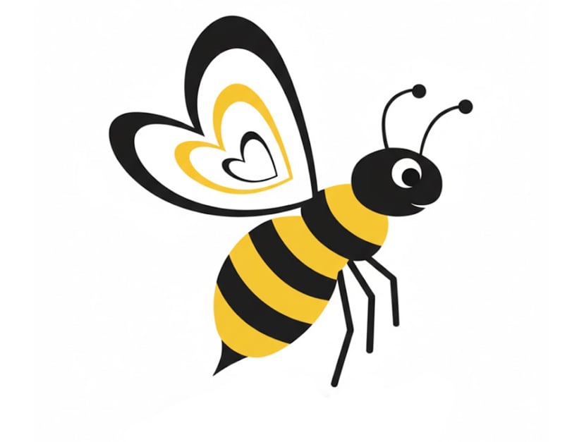 abeille trop mignonne