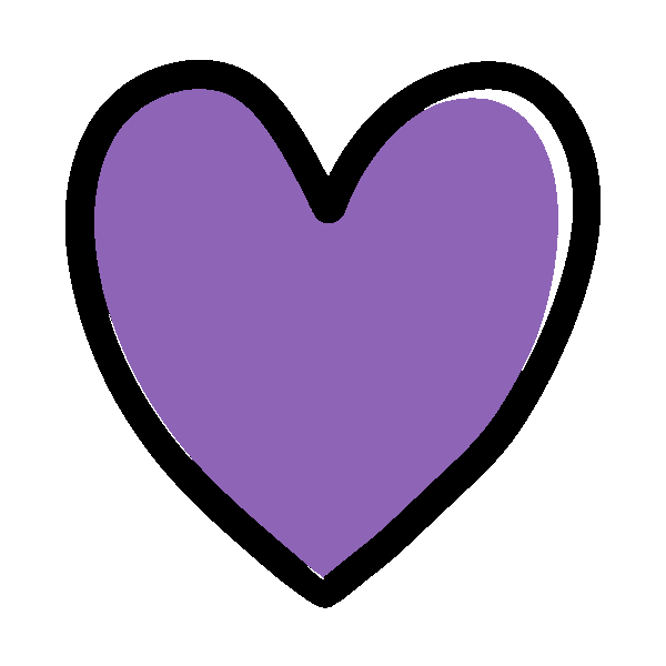 Coeur lavande
