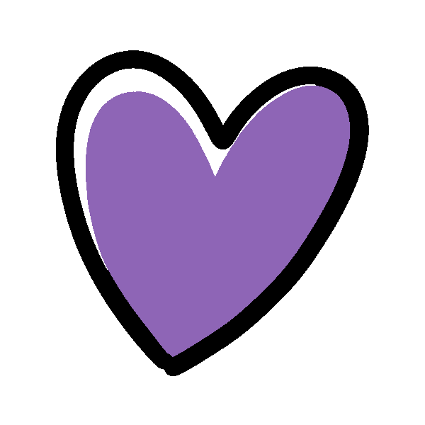 Coeur lavande