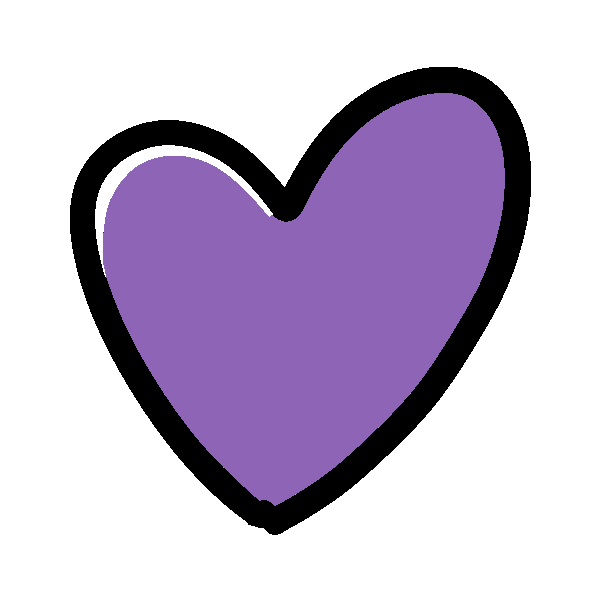 Coeur lavande